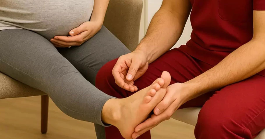 Cách giảm sưng phù chân tay trong thai kỳ – Mẹ bầu nên biết