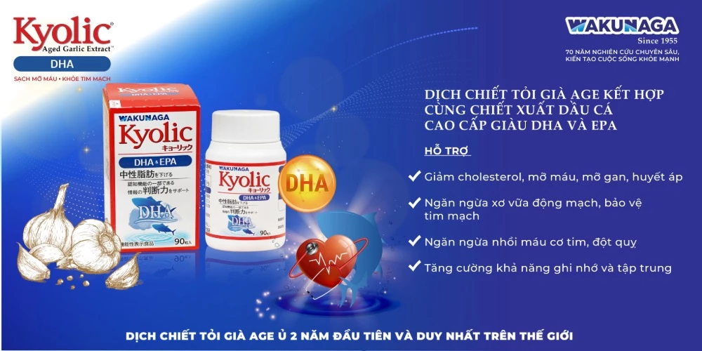 Công dụng sản phẩm Kyolic DHA