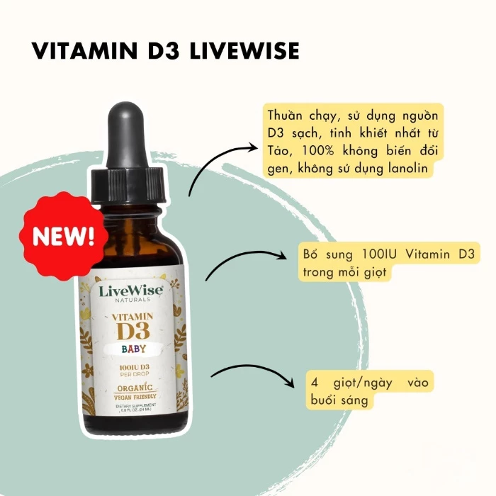 LiveWise Naturals Vitamin D3