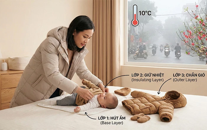 Quy tắc "Củ hành" (Layering)