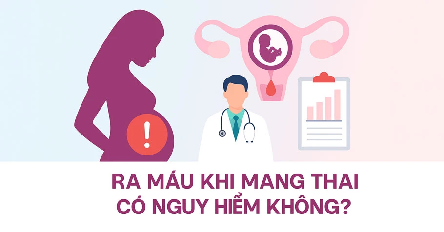Ra máu khi mang thai có nguy hiểm không? Khi nào cần đi khám ngay?