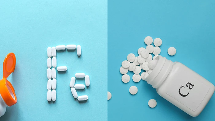 Vì sao không nên uống sắt và canxi cùng lúc