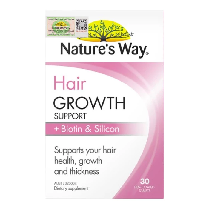 Nature's Way Hair Growth Support + Biotin & Silicon