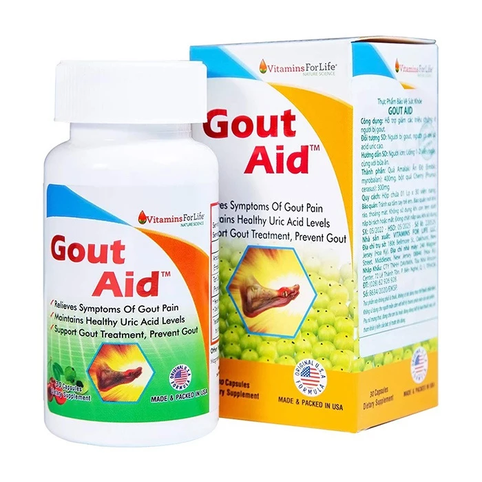  Viên uống hỗ trợ trị gút Gout Aid