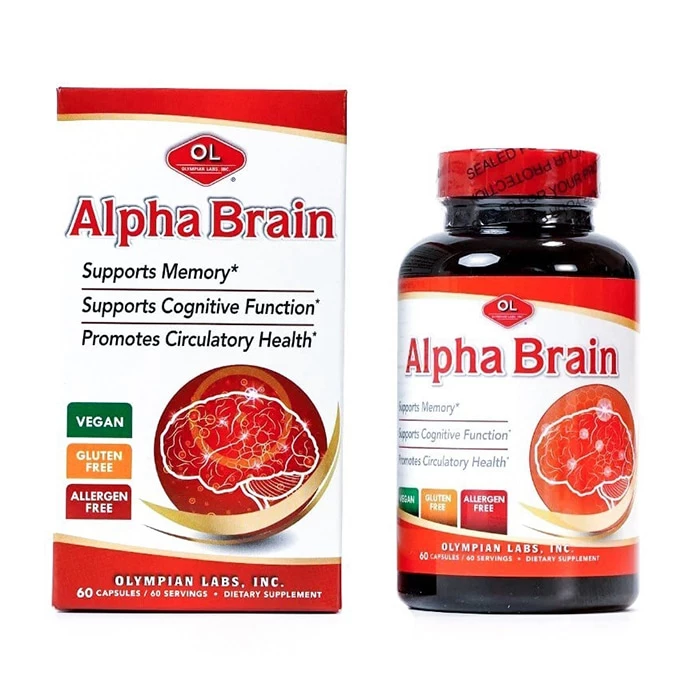 Alpha Brain là sản phẩm bổ não của hãng Olympian Labs 
