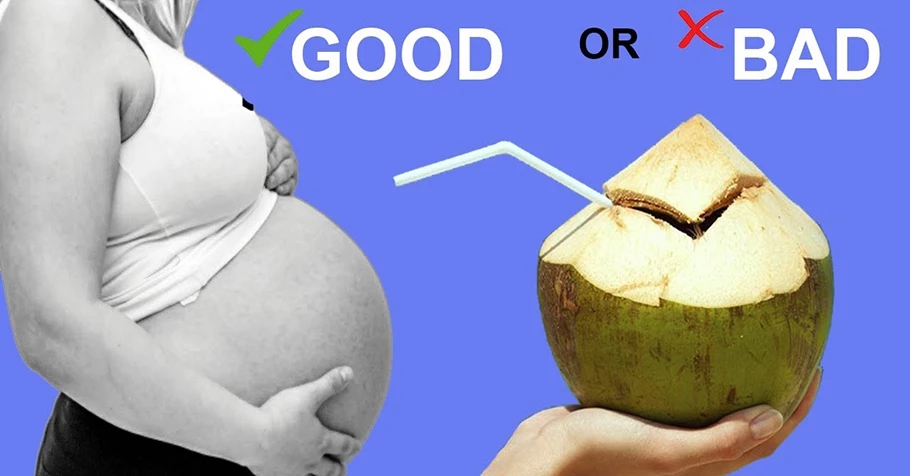 Bà bầu có nên uống nước dừa không?