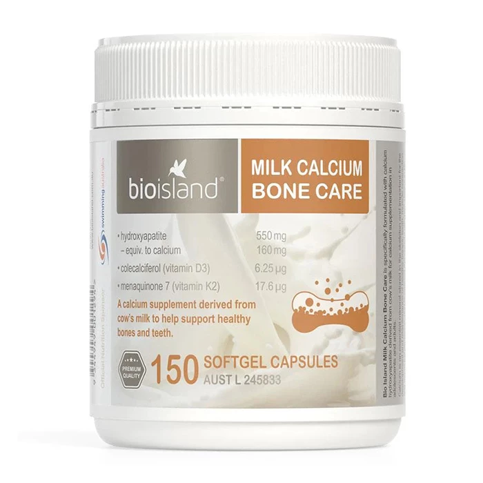 Bio Island Milk Calcium Bone Care có hương vị thơm ngon dễ sử dụng