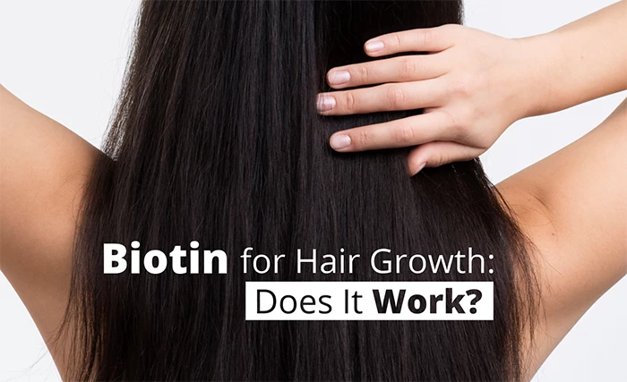 Biotin đóng góp vai trò quan trọng giúp cho móng tay và tóc khỏe mạnh