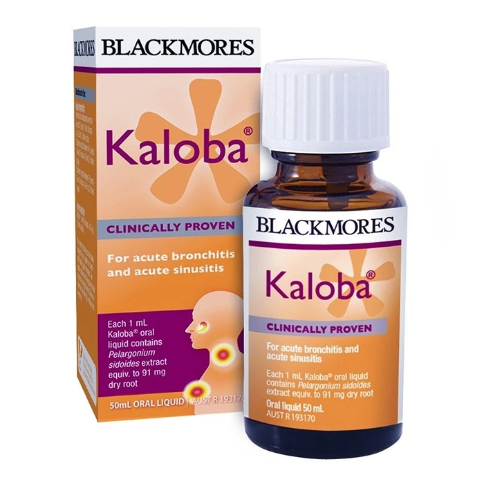 Blackmores Kaloba - sản phẩm hỗ trợ điều trị viêm xoang của Úc.