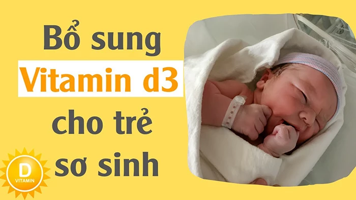 Bổ sung Vitamin D cho trẻ sơ sinh