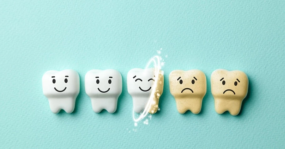 Cách làm răng trắng khi bị ố vàng với đường và dầu dừa có hiệu quả không?