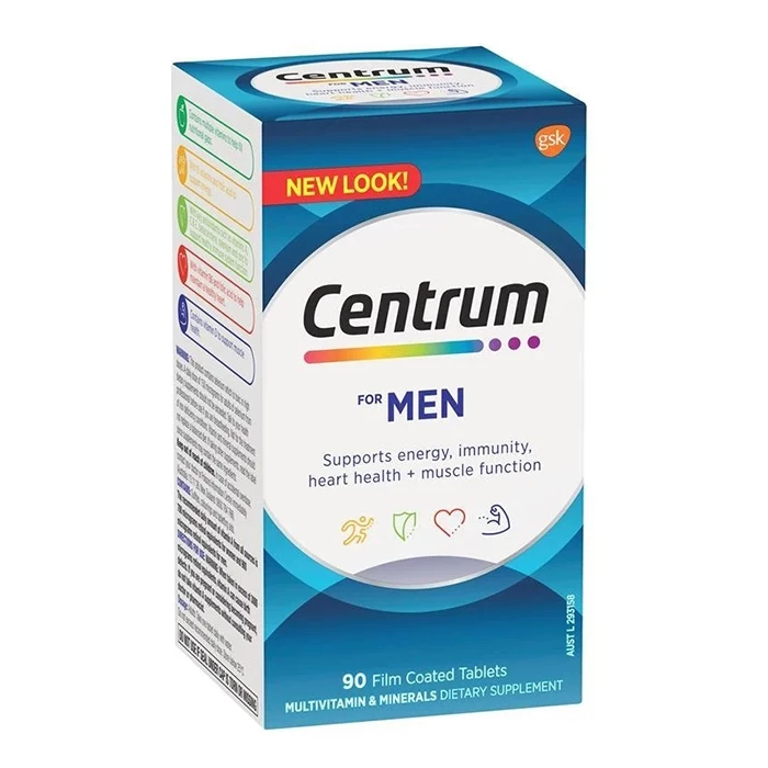 Centrum For Men tăng cường sức đề kháng cho cơ thể.