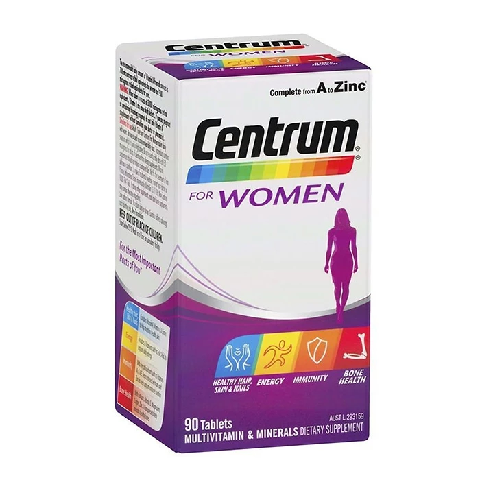 Centrum For Women - Vitamin tổng hợp cho nữ của Úc.