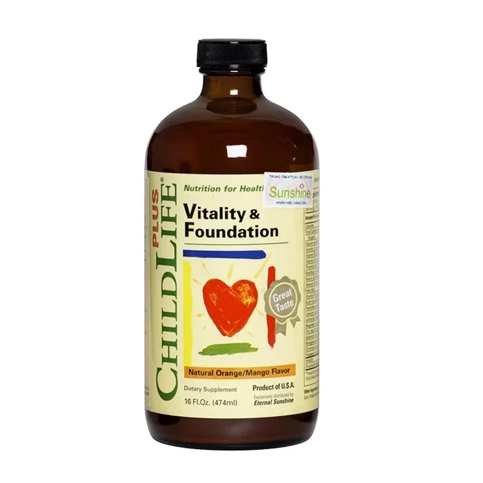 Vitamin tổng hợp cho bé ChildLife Vitality & Foundation