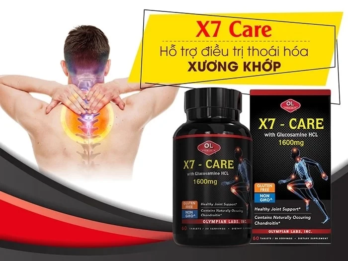 X7 Care hỗ trợ giảm đau, giảm sưng viêm xương khớp.