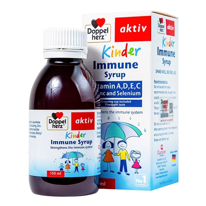 Siro tăng đề kháng cho bé Doppelherz Kinder Immune Syrup