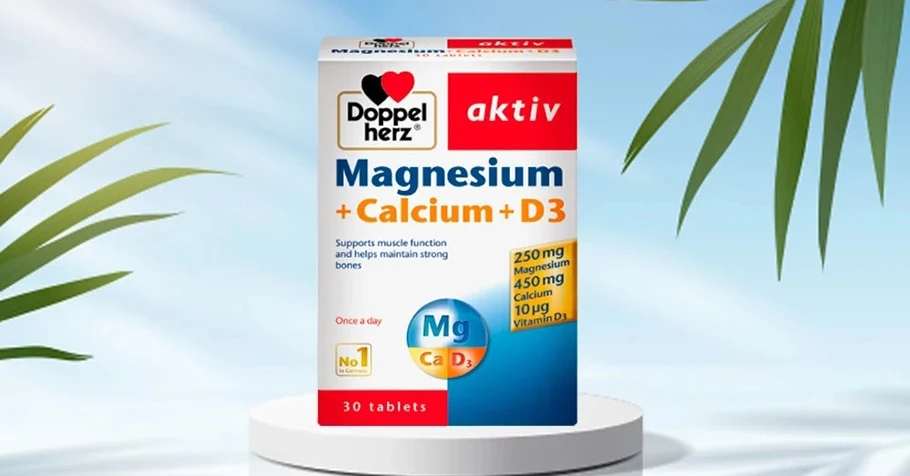 Review Doppelherz Magnesium Calcium D3 có tốt không, mua ở đâu, giá bao nhiêu
