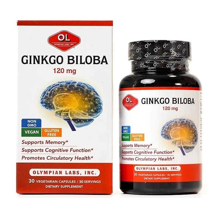  Gingkgo Biloba 120mg hỗ trợ đẩy lùi triệu chứng đau đầu, mất ngủ hiệu quả.