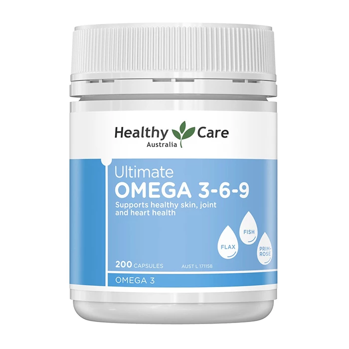 Healthy Care Ultimate Omega 3-6-9 viên uống bổ sung Omega 369 của Úc.