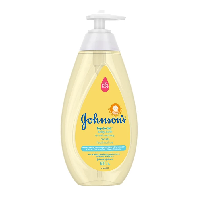 Sữa tắm Johnson's Top-To-Toe Hair & Body Baby Bath dành cho trẻ sơ sinh.