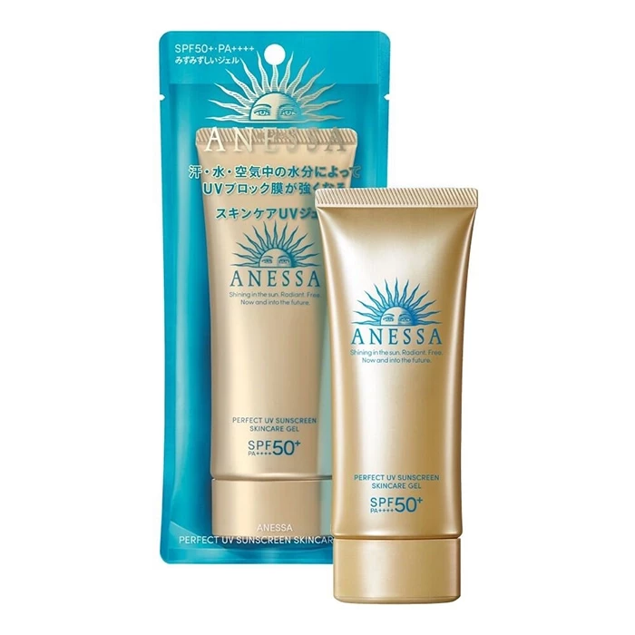 Kem chống nắng của Nhật -  Anessa Perfect UV Sunscreen Skincare Gel SPF50+/PA++++.