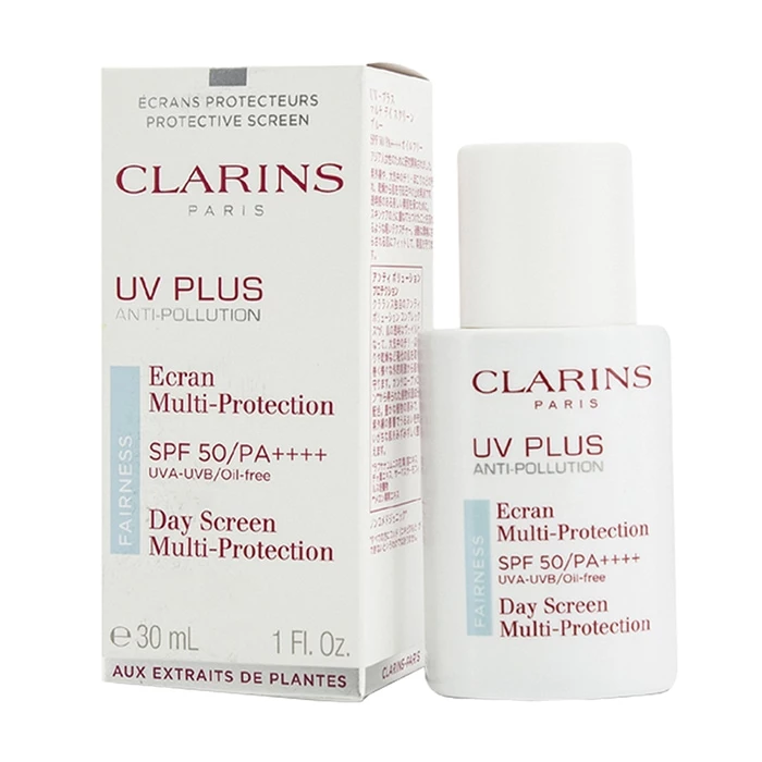 Kem chống nắng Clarins UV Plus Anti-Pollution Rosy Glow.