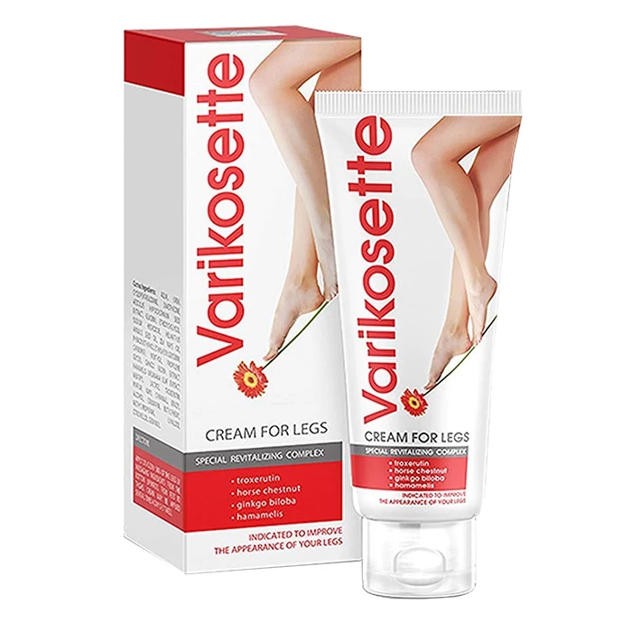 Varikosette hỗ trợ và phòng ngừa suy giãn tĩnh mạch, dưỡng ẩm và nuôi dưỡng vùng da.
