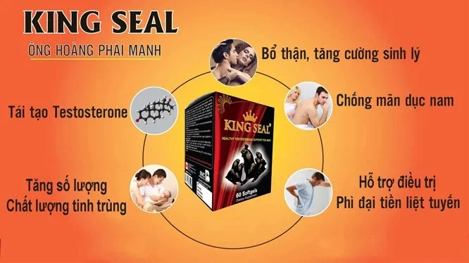 King Seal hỗ trợ tăng cường sinh lý nam giới.