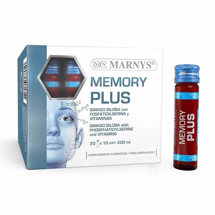 Marnys Memory Plus -Thực phẩm bổ não dạng nước hấp thụ nhanh hơn.