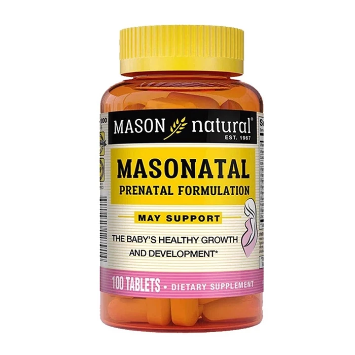 Mason Natural Prenatal Formulation là thành phầm của tên thương hiệu phổ biến Mason – Mỹ.