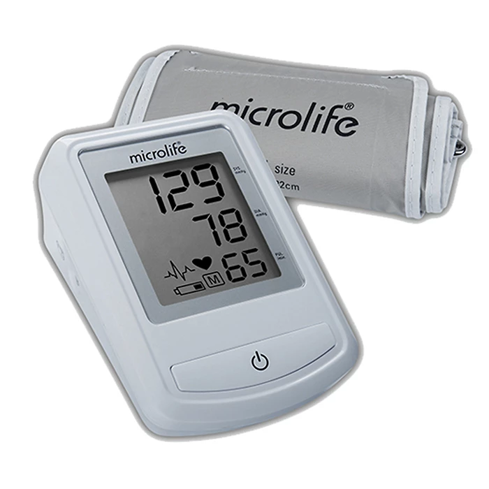 Máy đo huyết áp bắp tay tự động Microlife 3NZ1-1P của Thụy Sĩ.