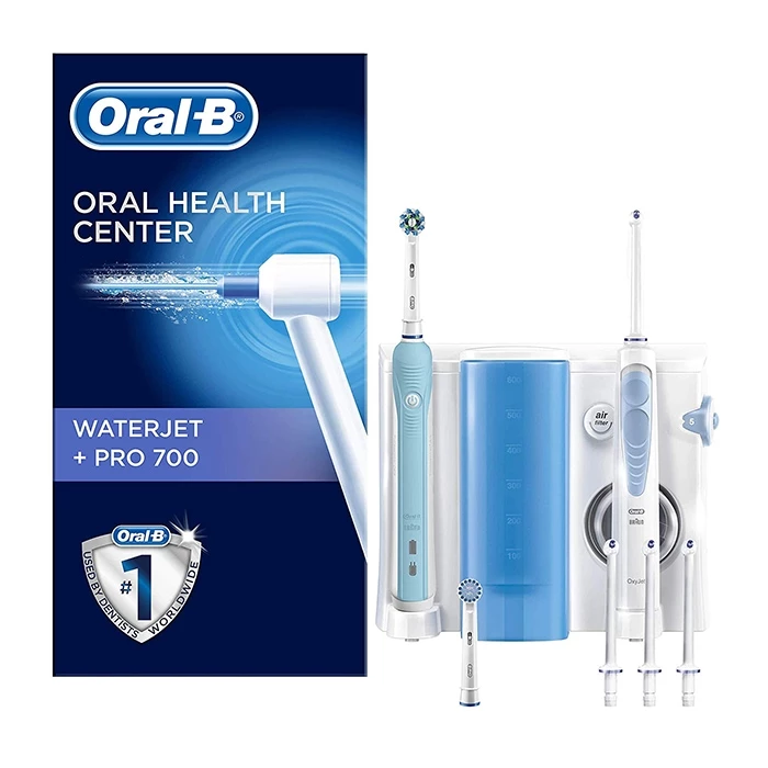 Máy tăm nước Oral B Waterjet Pro 700 được sử dụng bởi nha sĩ trên toàn thế giới.
