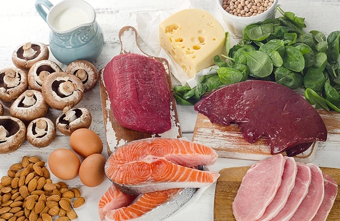 Nên ăn nhiều thực phẩm chứa vitamin nhóm B đề phòng tránh sẹo khi có vết thương hở