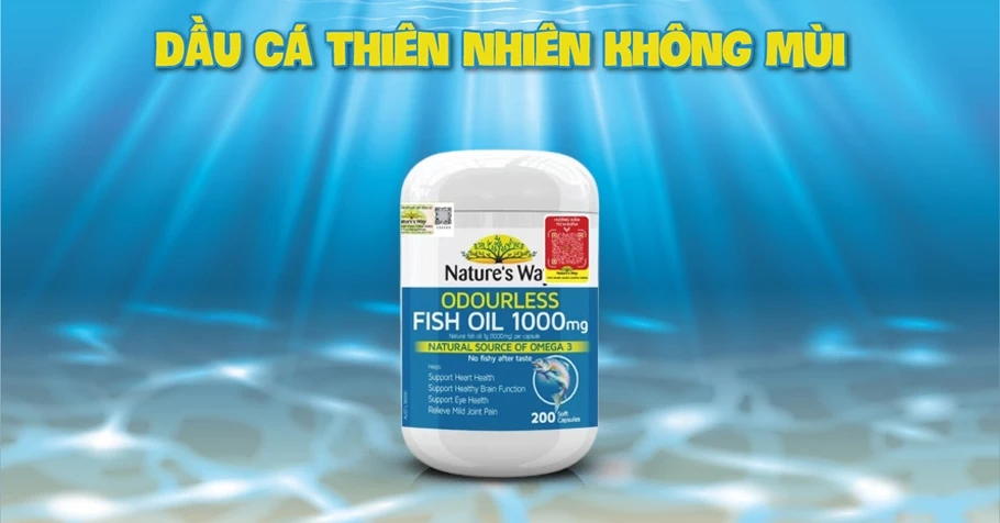 Review Odourless Fish Oil 1000mg có tốt không, mua ở đâu, giá bao nhiêu