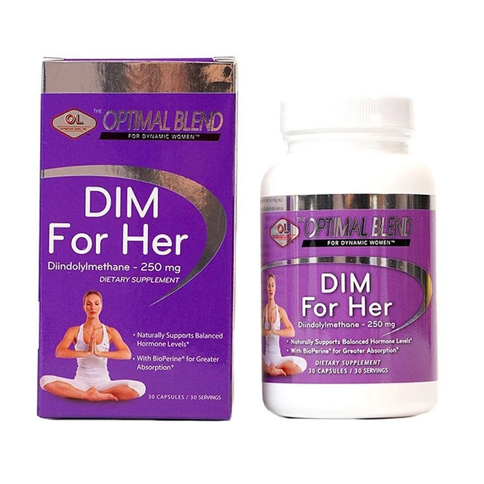 DIM For Her thành phầm cân đối nội tiết tố sử dụng được cho tất cả phụ nữ giới u xơ tử cung, u nang chống trứng.