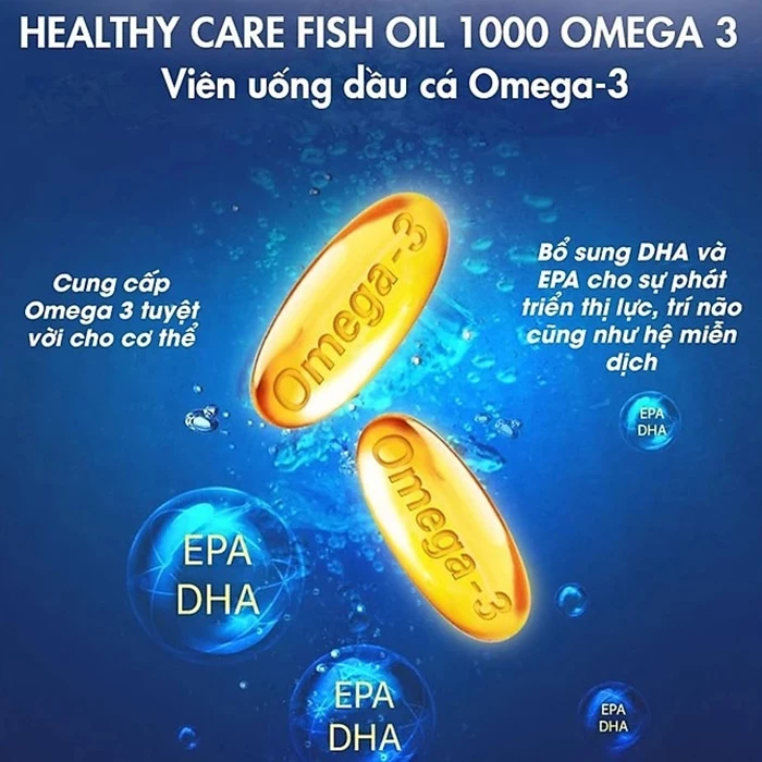 Omega 3 Healthy Care mang lại nhiều lợi ích cho sức khỏe.