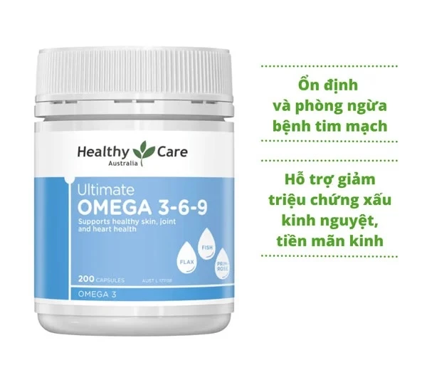 Omega 369 Healthy Care mang lại nhiều lợi ích cho tim mạch và sức khỏe tổng thể.