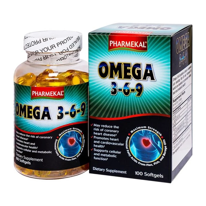 Pharmekal Omega 3-6-9 hỗ trợ nâng cao sức khỏe của tim và võng mạc.