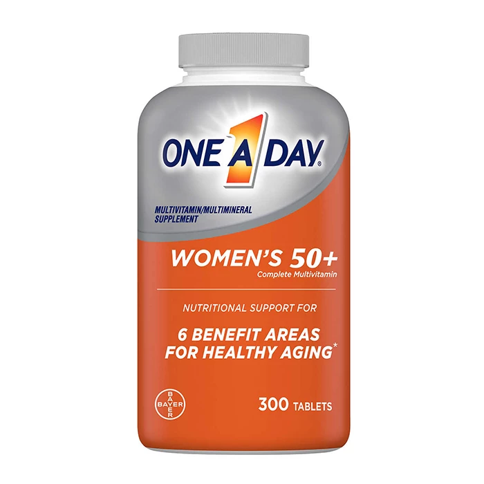 One A Day Women's 50+ bổ sung vitamin và khoáng chất cho nữ giới trên 50 tuổi.