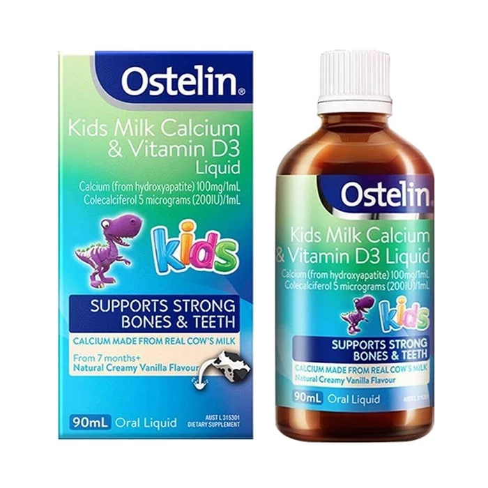 Ostelin Kids Milk Calium & Vitamin D3 Liquid