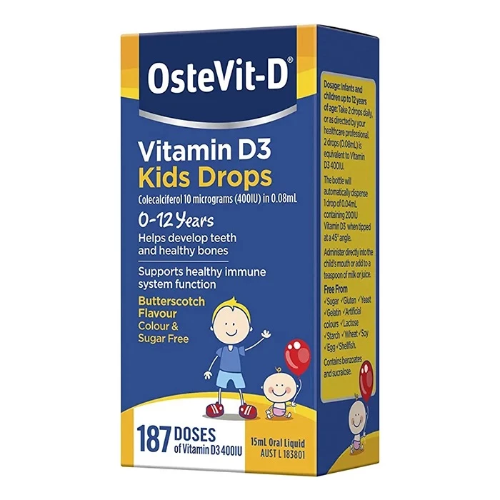 Vitamin D3 Ostevit được thiết kế dạng giọt thông minh giúp mẹ dễ dàng lấy liều lượng chính xác.
