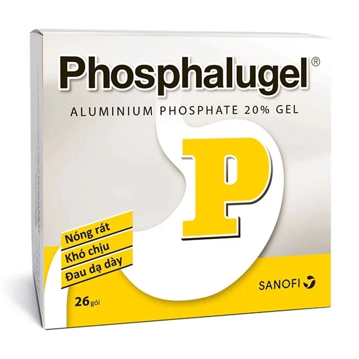 Phosphalugel giúp làm giảm axit của dạ dày