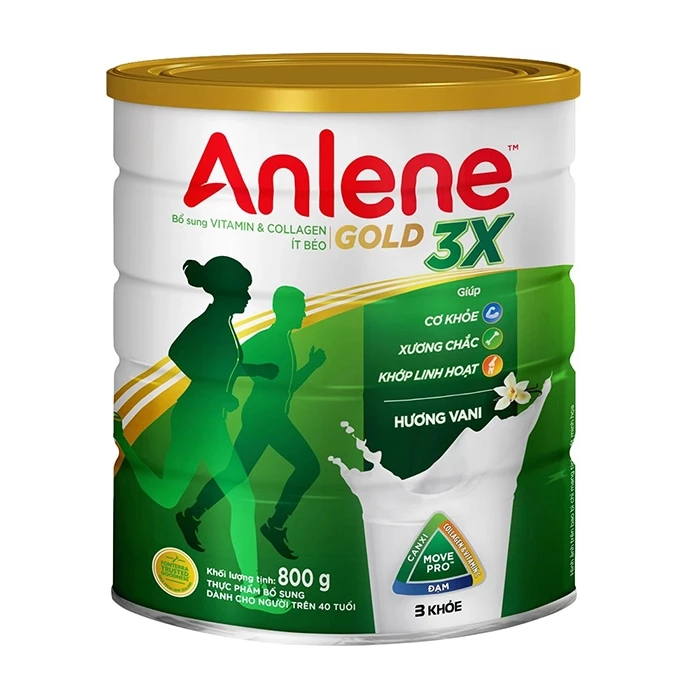 Sữa Anlene Gold 3 khỏe mạnh đảm bảo xương khớp cho những người bên trên 40 tuổi hạc.