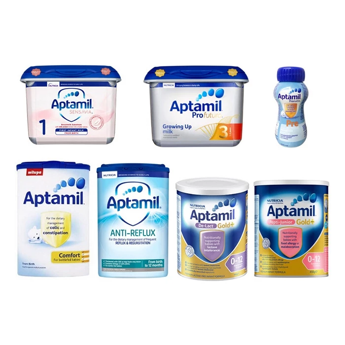 Sữa Aptamil được sản xuất ở nhiều quốc gia