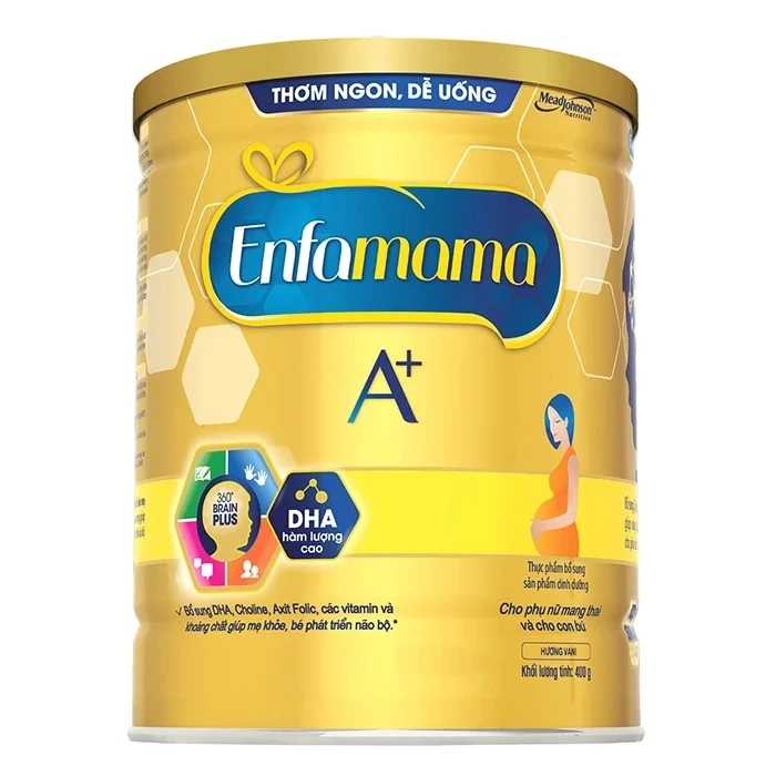 Sữa bầu Enfamama A+ sản phẩm dinh dưỡng cho bà bầu của Hoa Kỳ.