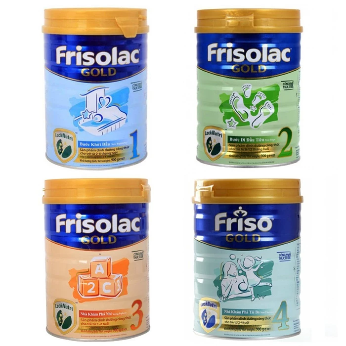 Sữa Frisolac Gold hùn bảo đảm an toàn sức mạnh trọn vẹn cho tới bé xíu theo đuổi từng giới hạn tuổi.