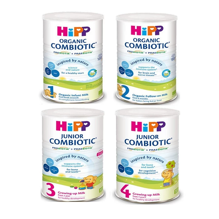 Các sản phẩm sữa HIPP cho trẻ