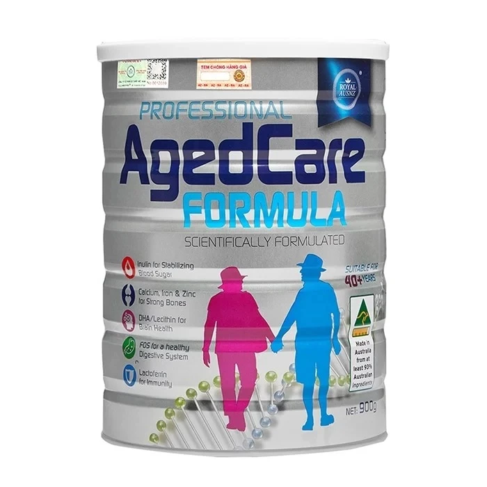 Sữa hoàng gia Úc AgedCare Formula cho người bị tiểu đường trên 40 tuổi.