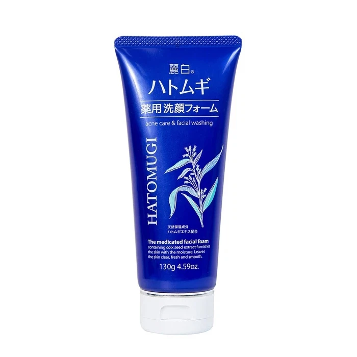 Sữa rửa mặt cho da mụn Hatomugi Acne Care & Facial Washing.
