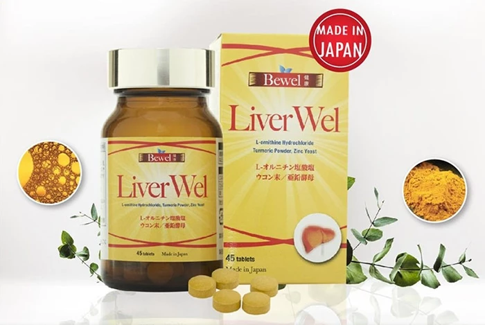 Bewel LiverWel chứa tinh chất nghệ - một thành phần có khả năng bảo vệ gan vượt trội.